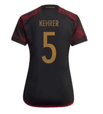 Tyskland Thilo Kehrer #5 Bortedrakt Kvinner VM 2022 Kortermet